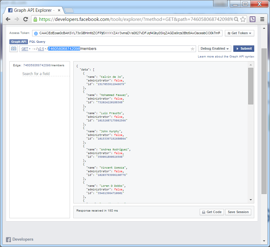 How to export Facebook Group Members to Excel / CSV